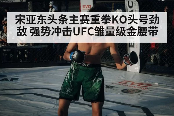 宋亚东头条主赛重拳KO头号劲敌 强势冲击UFC雏量级金腰带