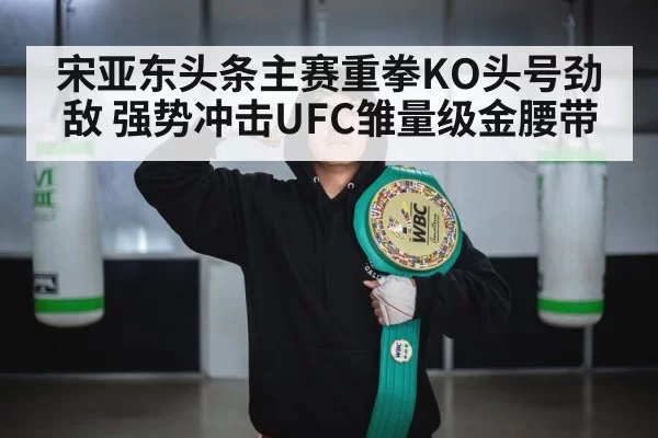 UFC championship belt